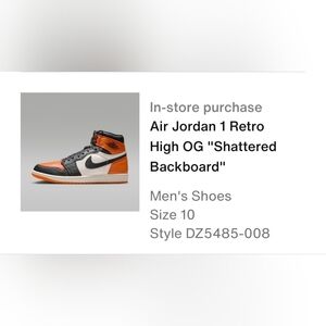 Jordan 1 Retro High OG - Black, Orange, White